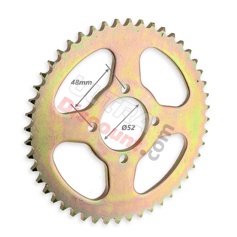 Couronne renforcée de 48 dents pour dirt (modèle 2, Pas : 428), Pieces Dirt Bike Couronne renforcée de 48 dents pour dirt (modèle 2, Pas : 428), Pieces Dirt Bike