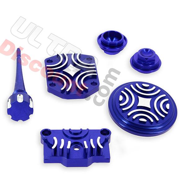 Kit Décoration Tuning pour Moteur de Dirt Bike (Bleu type 1), Pieces Dirt Bike