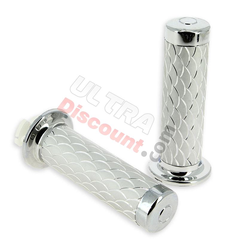 Poigné Ecailles ( ARGENT ), Pièces Pocket Bike Poigné Ecailles ( ARGENT ), Pièces Pocket Bike