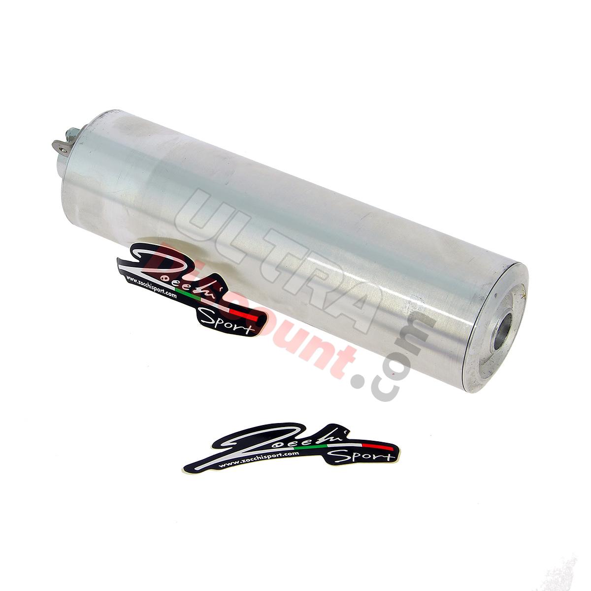 Cartouche de Pot d'Échappement Zocchi pour Pocket Polini 911 - GP3 (21,5cm - 96Db), Pièces Polini 911 GP3