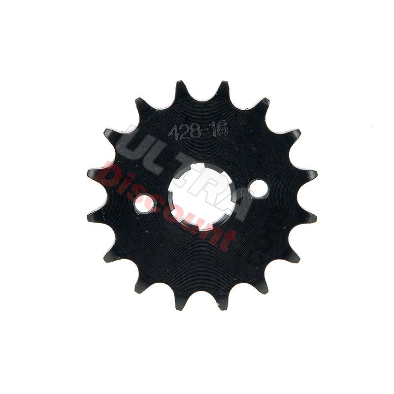Pignon 16 dents pour Quad Shineray 200cc, Pièces Shineray 200STIIE et 200STIIEB