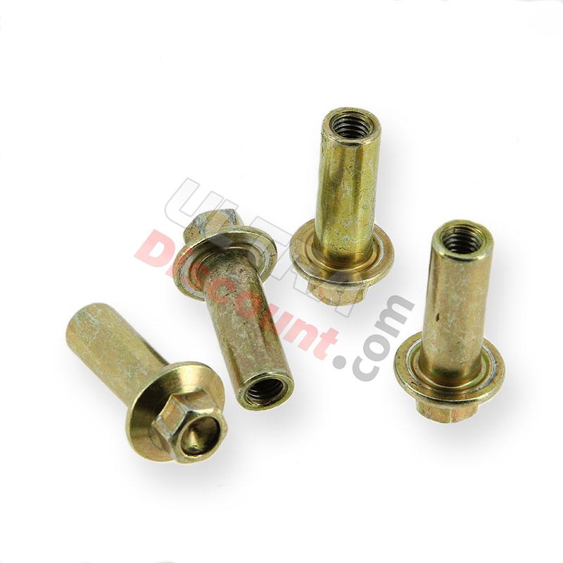 Lot de 4 écrous de culasse sur Quad Shineray 250cc (XY250STXE), Pièces Shineray 250 STXE