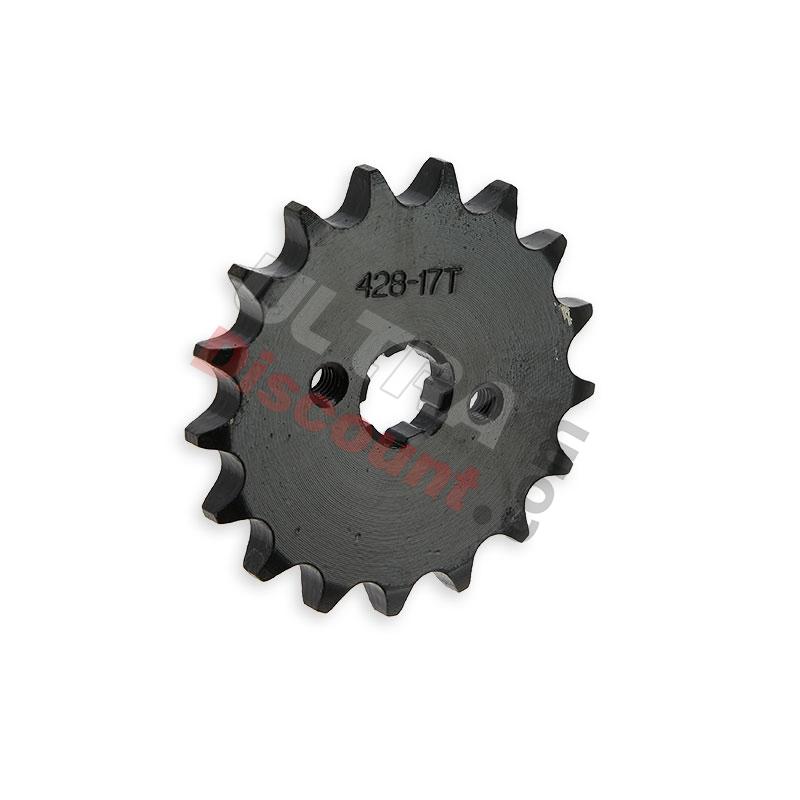 Pignon 17 dents pour ACE 50cc à 125cc (428), Pièces Ace Skyteam