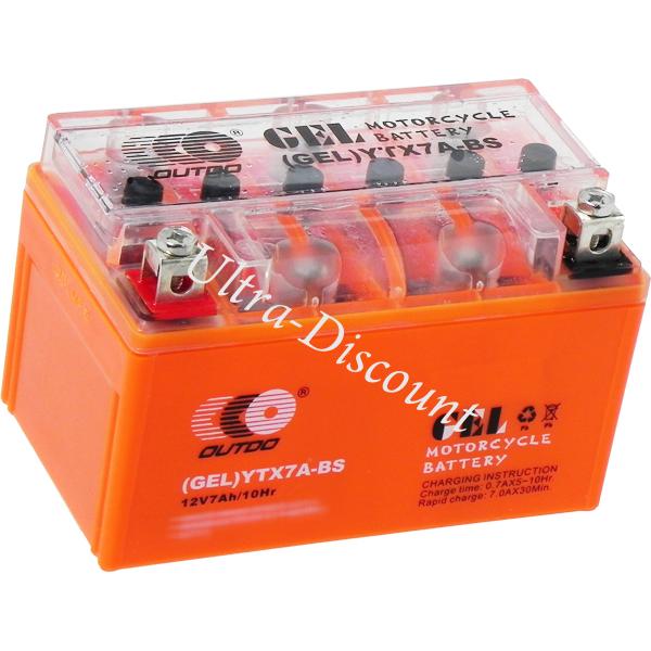 Batterie Gel OUTDO pour Scooter Baotian BT49QT-11 (150x85x92.5), Pieces Baotian BT49QT-11
