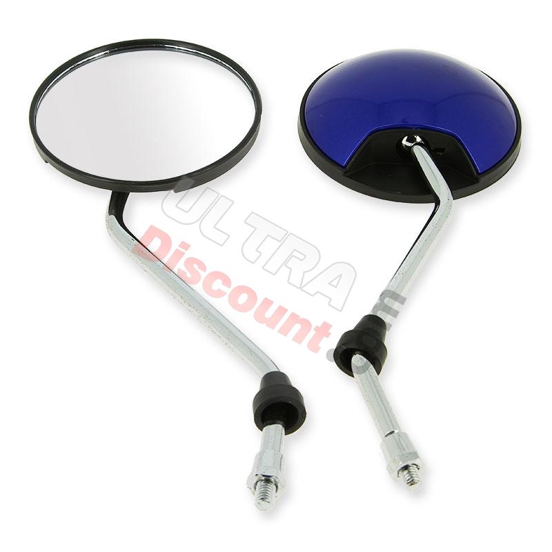 Lot de rétroviseurs pour Citycoco Shopper - Bleu Metalisé, pièces citycoco shopper M1P Lot de rétroviseurs pour Citycoco Shopper - Bleu Metalisé, pièces citycoco shopper M1P