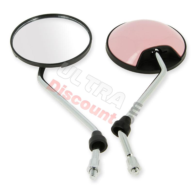 Lot de rétroviseurs pour Citycoco Shopper - Rose Metalisé, pièces citycoco shopper M1P Lot de rétroviseurs pour Citycoco Shopper - Rose Metalisé, pièces citycoco shopper M1P