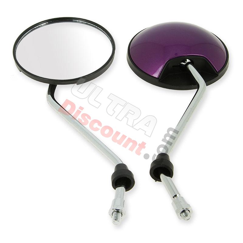 Lot de rétroviseurs pour Citycoco - Violet Metalisé, Pièces Citycoco Lot de rétroviseurs pour Citycoco - Violet Metalisé, Pièces Citycoco