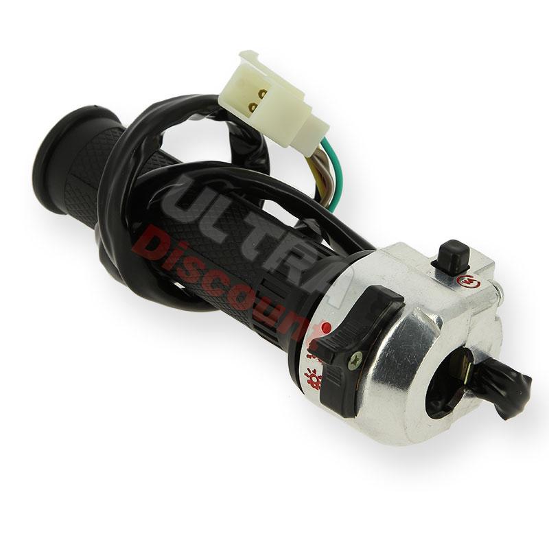 Commodo droit complet pour Monkey - Gorilla 50cc à 125cc (Avant 10-2015) - Alu, Pièces Monkey - Gorilla Commodo droit complet pour Monkey - Gorilla 50cc à 125cc (Avant 10-2015) - Alu, Pièces Monkey - Gorilla