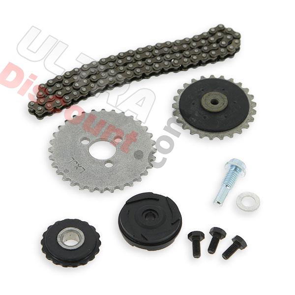 Kit chaîne de distribution 125cc pour Bubbly Skyteam, Pièces Bubbly Skyteam Kit chaîne de distribution 125cc pour Bubbly Skyteam, Pièces Bubbly Skyteam
