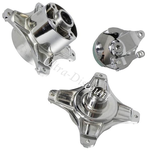 Moyeu Tuning 10mm Avant - Arrière pour Dax 50cc à 125cc (Chrome), Pièces Dax Skymax