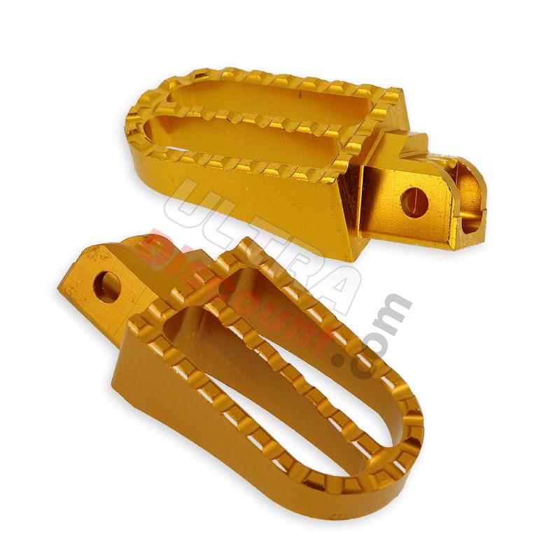 Cale pieds Or Tuning en Acier pour Dirt bike, Pieces Dirt Bike