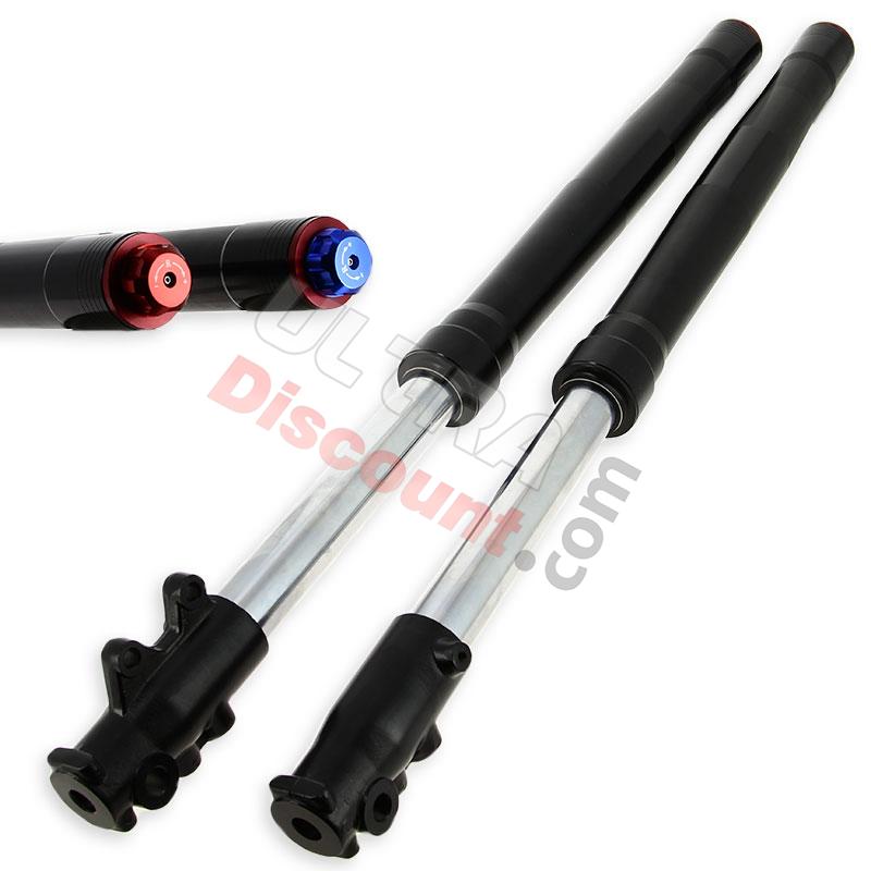 Bras de fourche 735 de Haute Qualité, simple réglage axe 12 - Noir, Pieces Dirt Bike