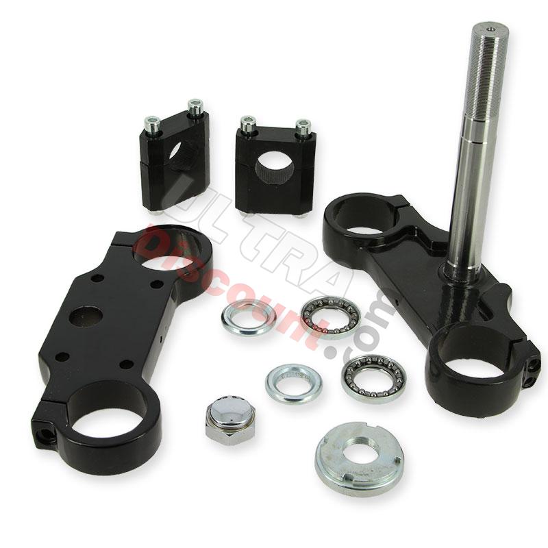 Té de fourche complet 45x48x160 pour dirt bike (type 2) - NOIR, Pieces Dirt Bike Té de fourche complet 45x48x160 pour dirt bike (type 2) - NOIR, Pieces Dirt Bike