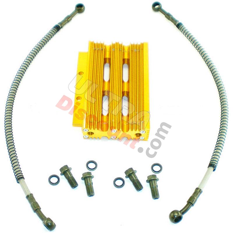 Radiateur d'huile pour dirt bike ( Jaune ), Pieces Dirt Bike