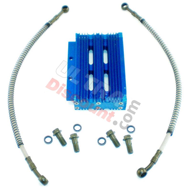 Radiateur d'huile pour dirt bike (type 1, Bleu ), Pieces Dirt Bike