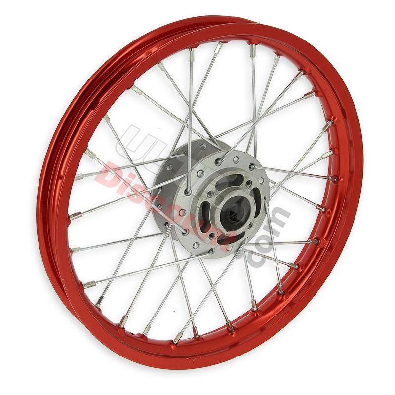 Jante avant 14'' Rouge pour dirt bike AGB27 (type 1), Pieces Dirt Bike
