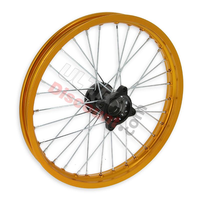Jante avant 17'' Or pour dirt bike AGB30, Pieces Dirt Bike