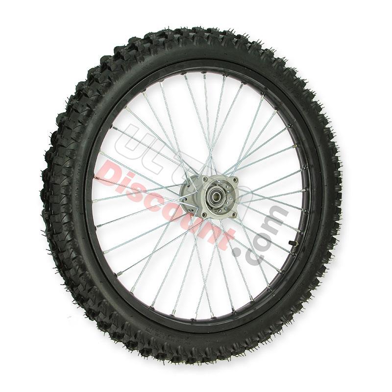 Roue Avant 21'' pour Dirt Bike AGB30 - NOIR, Pieces Dirt Bike
