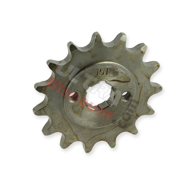 Pignon renforcé de 15 dents pour dirt (520 : Ø:20mm), Pieces Dirt Bike Pignon renforcé de 15 dents pour dirt (520 : Ø:20mm), Pieces Dirt Bike