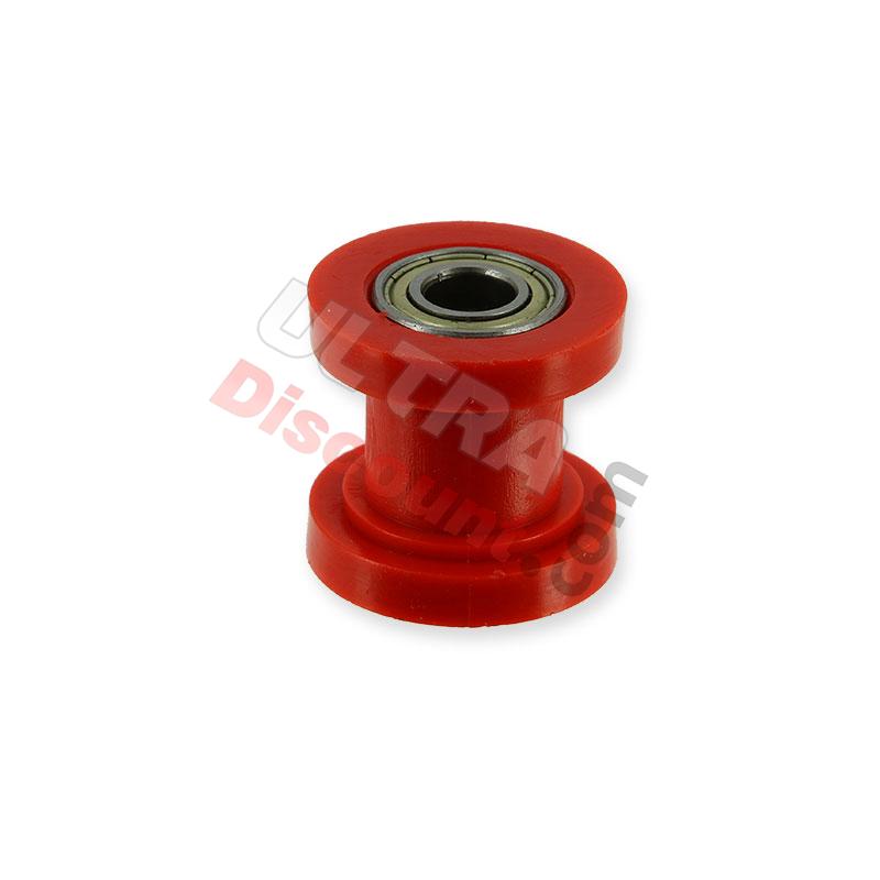 Roulette de tendeur de chaine pour Dirt Bike (Rouge), Pieces Dirt Bike