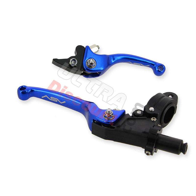 Paire de levier Dirt Bike en aluminium Bleu (type2), Pieces Dirt Bike Paire de levier Dirt Bike en aluminium Bleu (type2), Pieces Dirt Bike
