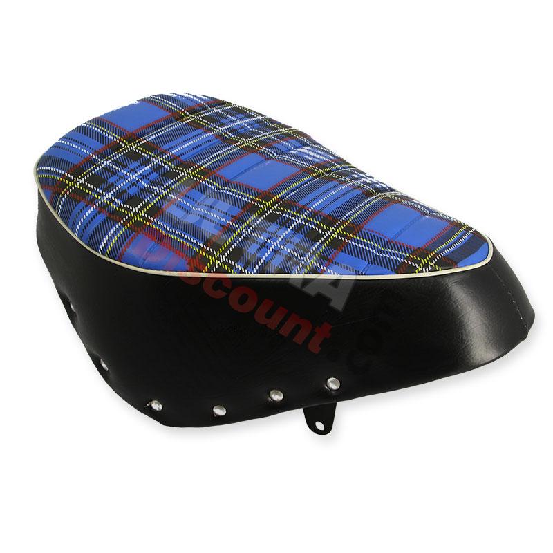 Selle en Cuir pour Skyteam Monkey 50cc à 125cc Bleu (type 1), Pièces Monkey - Gorilla Selle en Cuir pour Skyteam Monkey 50cc à 125cc Bleu (type 1), Pièces Monkey - Gorilla