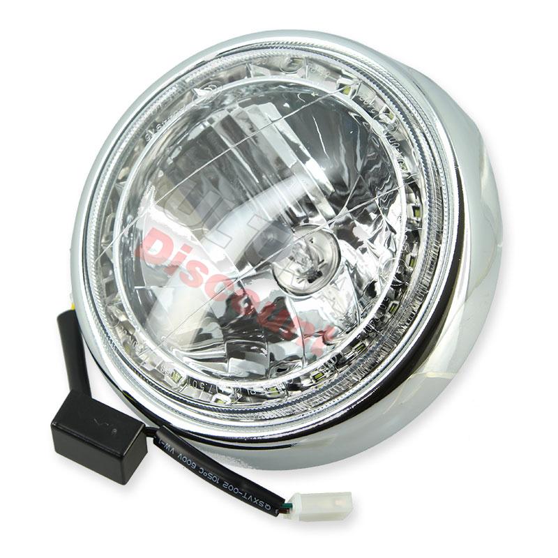 Phare avant LED pour Monkey-Gorilla Skyteam 50-125cc Euro4, Pièces Skymini Monkey - Gorilla Phare avant LED pour Monkey-Gorilla Skyteam 50-125cc Euro4, Pièces Skymini Monkey - Gorilla