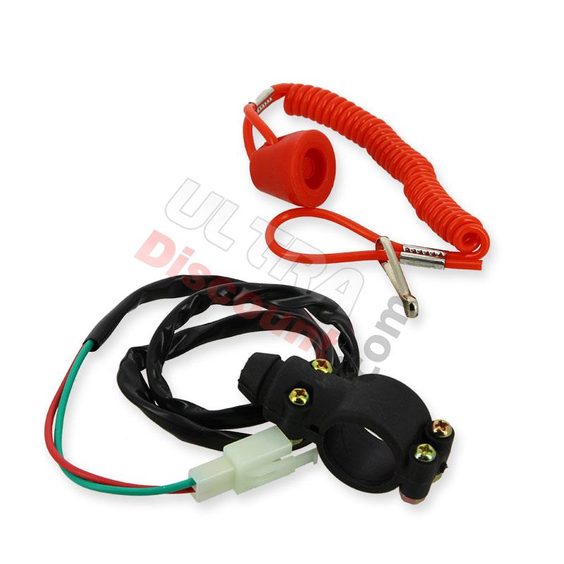 Coupe circuit à arrachement type1 Rouge pour pocket quad, Pieces pocket quad Coupe circuit à arrachement type1 Rouge pour pocket quad, Pieces pocket quad