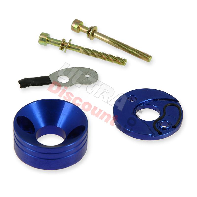 Adaptateur pour Filtre à Air de 30 mm avec Starter Intégré (Bleu), Pièces Pocket Bike