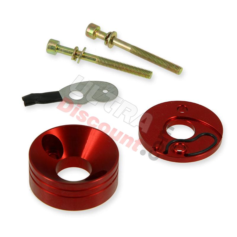 Adaptateur pour Filtre à Air de 30 mm avec Starter Intégré (Rouge) , Pièces Pocket Supermotard