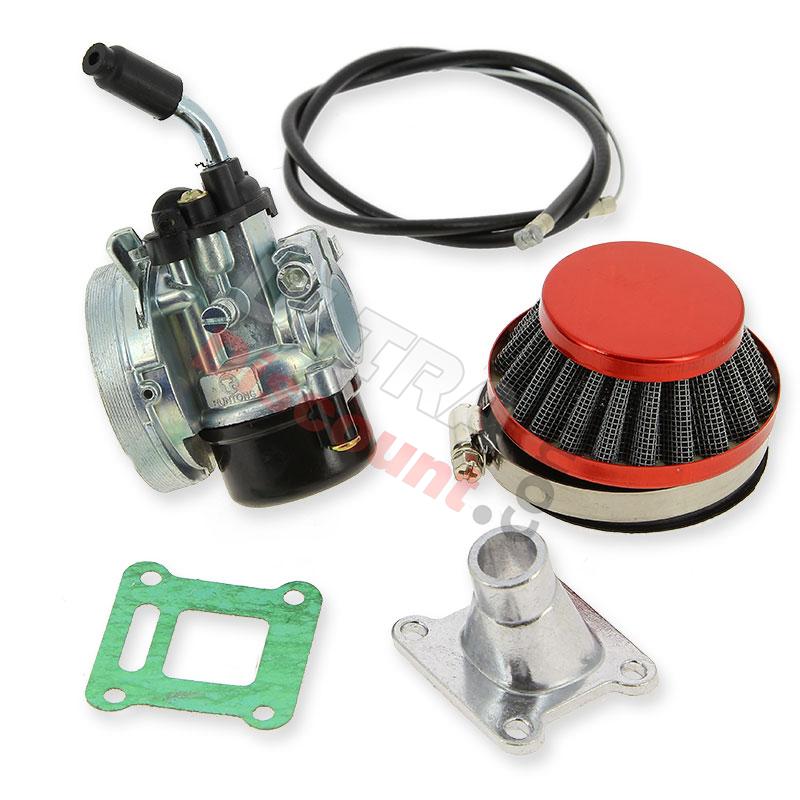 Kit carburateur 15mm pour pocket Bike Nitro (Rouge), Pieces Bike Nitro