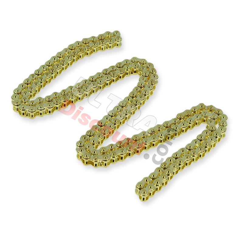 Chaine 83 Maillons RENFORCÉE Petit Pas pour Pocket Blata MT4- OR, Pièces Pocket Blata MT4 Chaine 83 Maillons RENFORCÉE Petit Pas pour Pocket Blata MT4- OR, Pièces Pocket Blata MT4