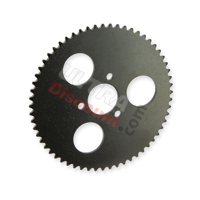 Couronne Renforcée 60 Dents 3 Trous pour Chaine Petit Pas de Pocket Bike (Type 1), Pièces Pocket Blata MT4