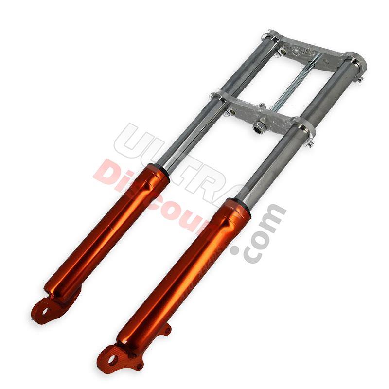 Fourche Pocket bike cross orange, Pièces Pocket Cross