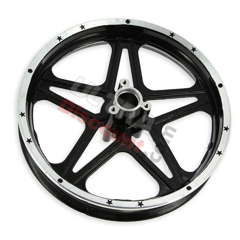 Jante avant noir pocket bike Cross (10'', type 1 ), Pièces Pocket Cross Jante avant noir pocket bike Cross (10'', type 1 ), Pièces Pocket Cross