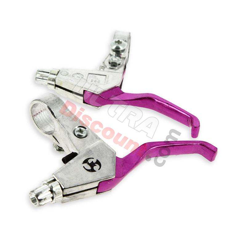 Poignée de frein en aluminium (Violette), Pièces Pocket Cross