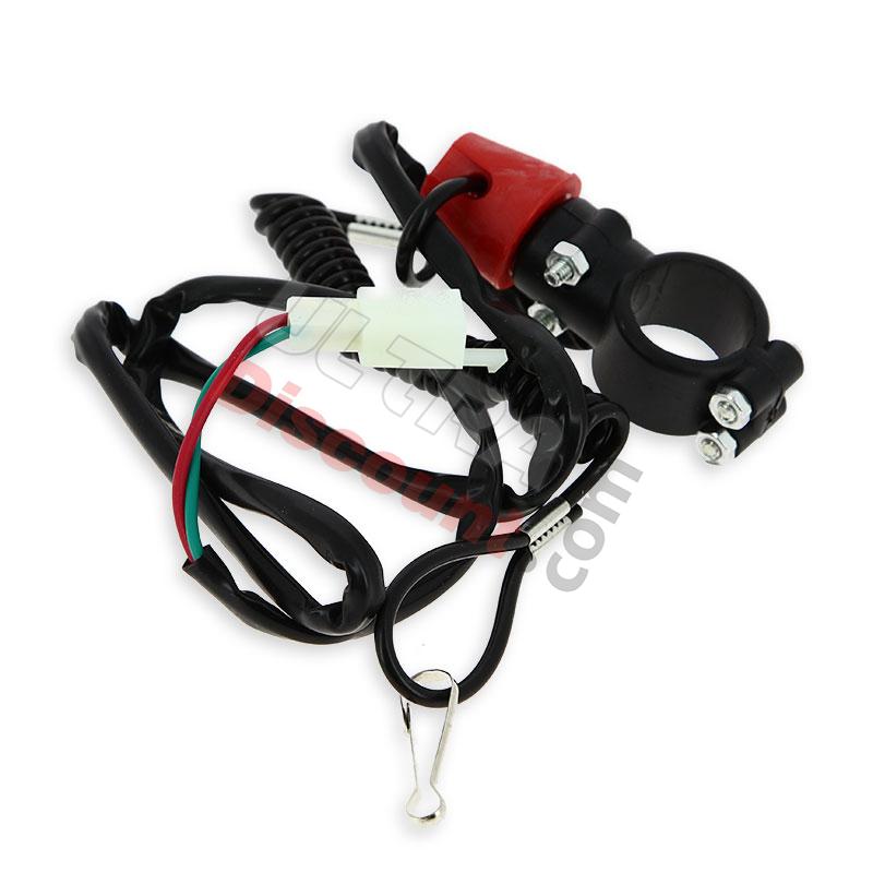 Coupe circuit à arrachement pour pocket bike polini, Pièces Polini 911 GP3 Coupe circuit à arrachement pour pocket bike polini, Pièces Polini 911 GP3
