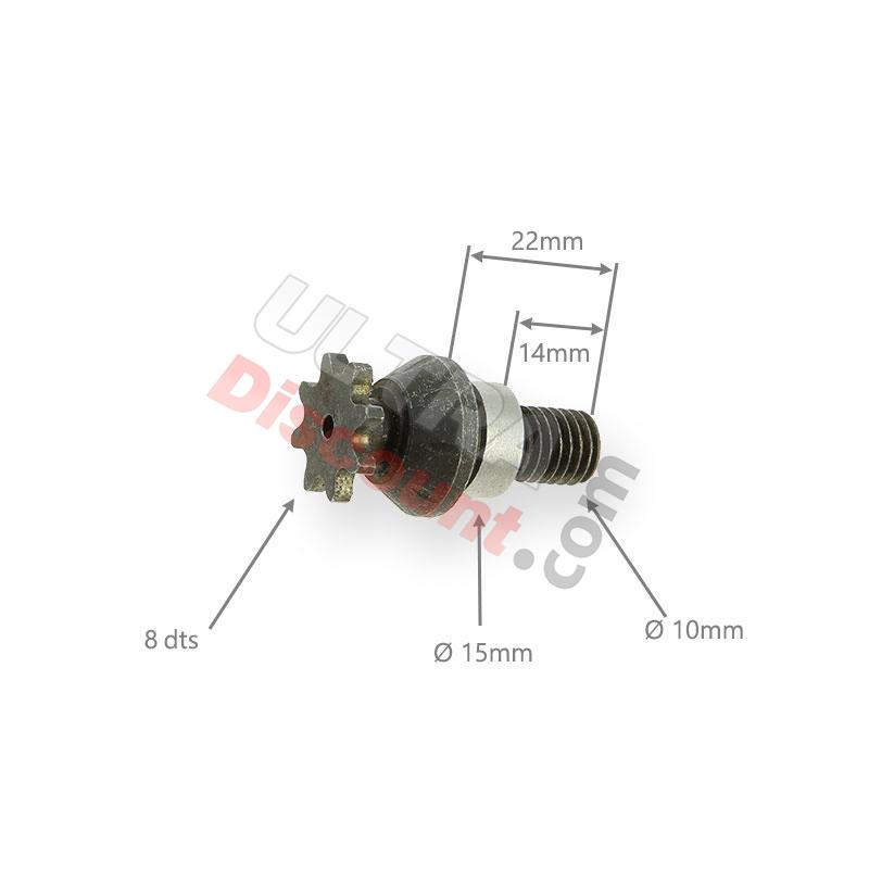 Pignon renforcé 8 dts pas Métrique petit pas, Pièces Polini 911 GP3