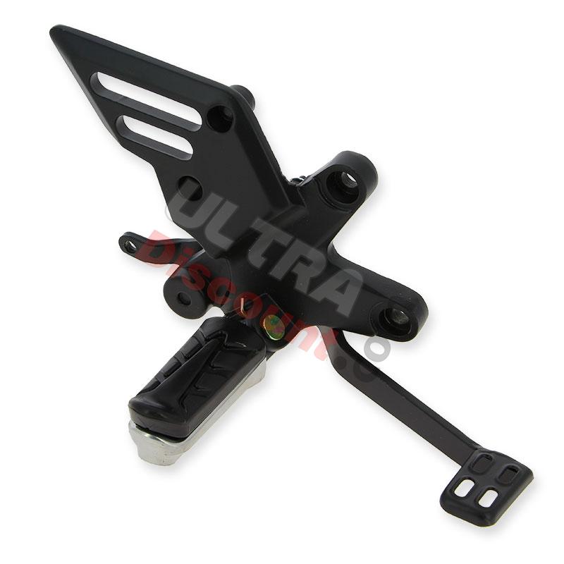 Repose pied avant droit et pédale de frein pour Quad Spy Racing 250 F3, Pièces Quad SPY250F3