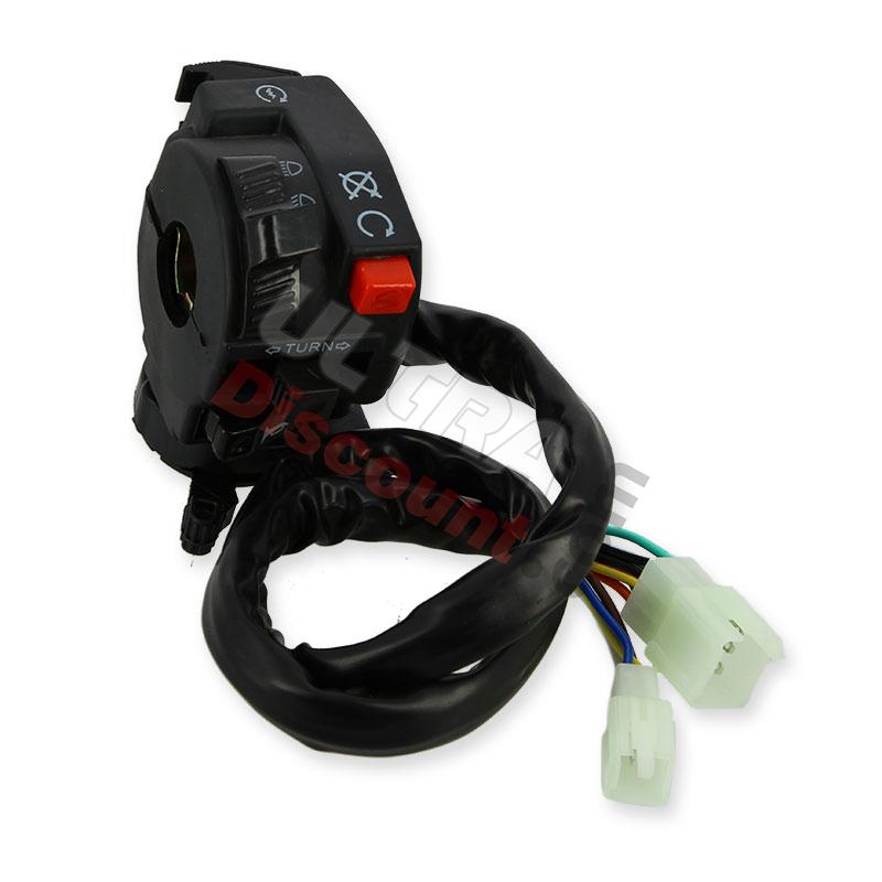Commodo gauche pour Quad JYG, Pièces Quad Chinois 200cc
