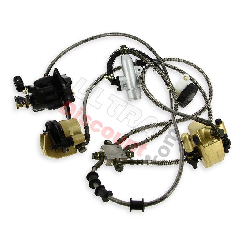 Kit freinage complet pour quad 200cc JYG, Pièces Quad Chinois 200cc Kit freinage complet pour quad 200cc JYG, Pièces Quad Chinois 200cc