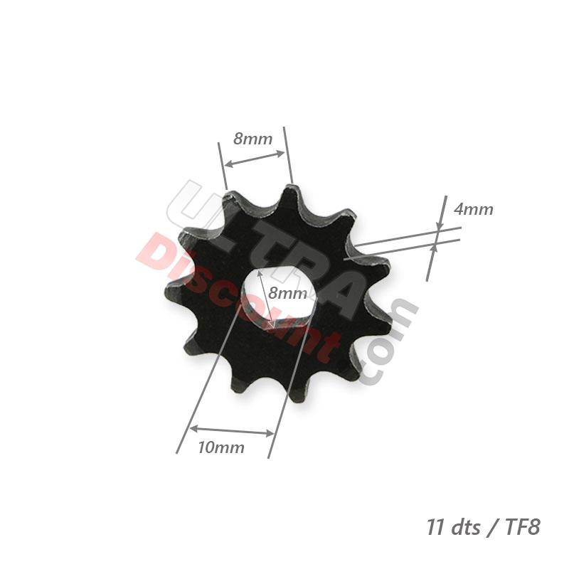 Pignon 11 dents pour moteur quad électrique, Pièces Quad électrique CRZ