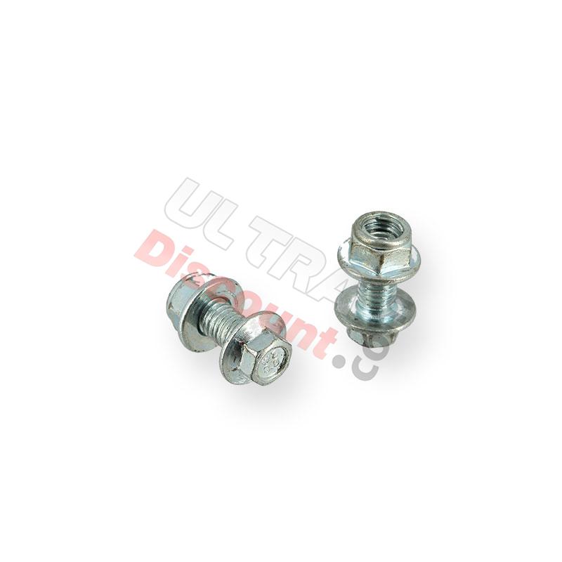 Paire de vis M8 15mm pour Quads Bigfoot, Pièces Quad 110cc - 125cc