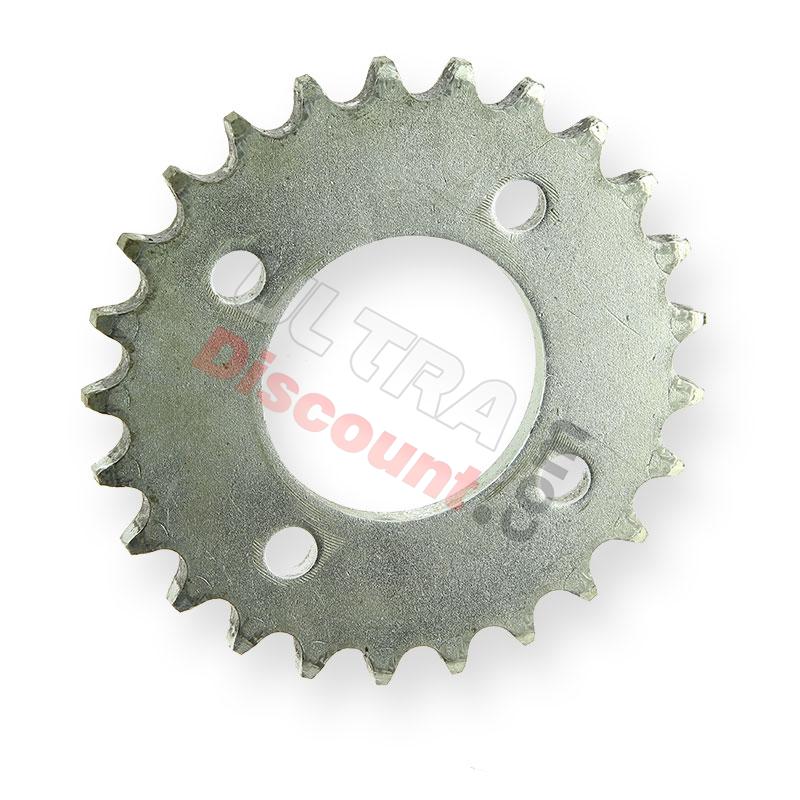 Couronne renforcée 25 dts pour CHAINE (420), Pièces Quad 110cc - 125cc Couronne renforcée 25 dts pour CHAINE (420), Pièces Quad 110cc - 125cc
