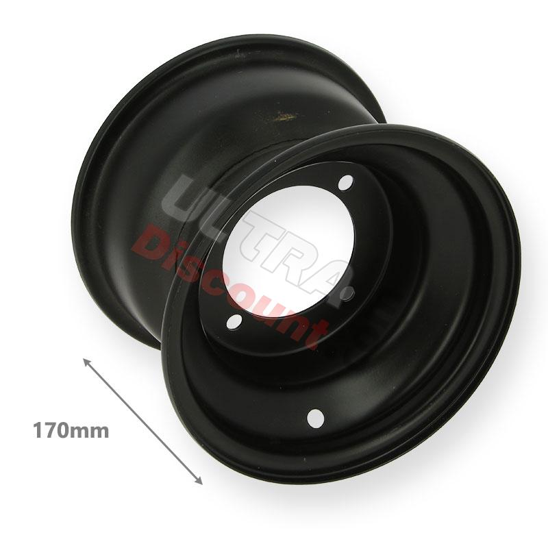 Jante arrière Quad 200cc Noire (18x9.5-8) 170mm, Pièces Quad Chinois 200cc