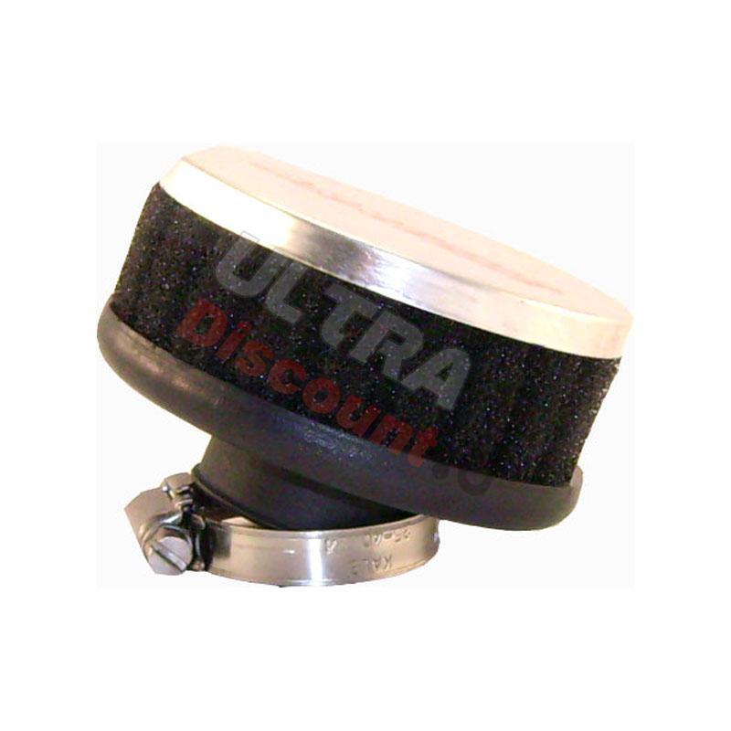 Filtre à air NOIR haute performances type D (28 mm), Pièces Racing pocket ZPF