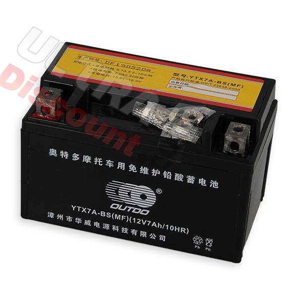Batterie pour Quad Shineray 200cc STIIE-B, Pièces Shineray 200STIIE et 200STIIEB