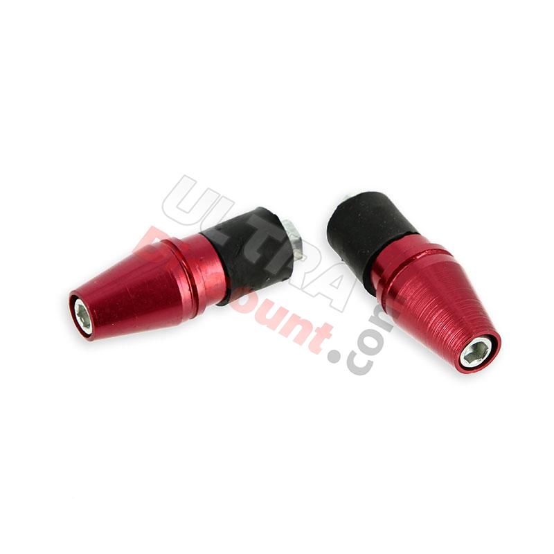 Embout de guidon Tuning Rouge (type5), Pièces Shineray 200STIIE et 200STIIEB