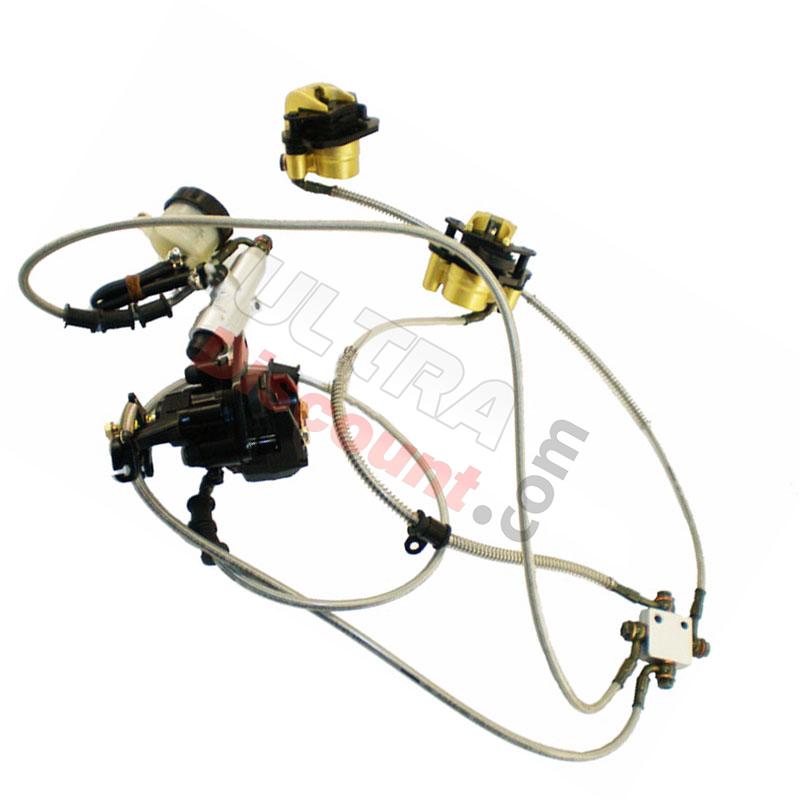 Kit freinage complet pour quad 250cc STXE, Pièces Shineray 250 STXE Kit freinage complet pour quad 250cc STXE, Pièces Shineray 250 STXE