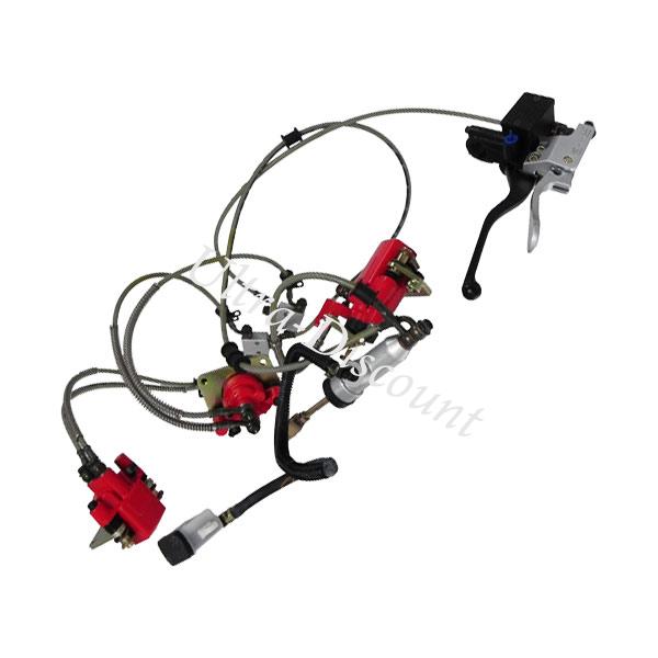 Kit frein hydraulique complet pour quad Shineray 350cc (XY350ST-E), Pièces Shineray 350cc
